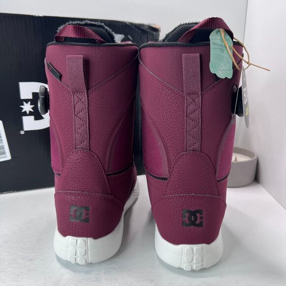 DC Lotus Boa Snowboard Boots Wine/Black ADJ0100033 Women’s 7 NWB Snow Boots - Picture 4 of 8